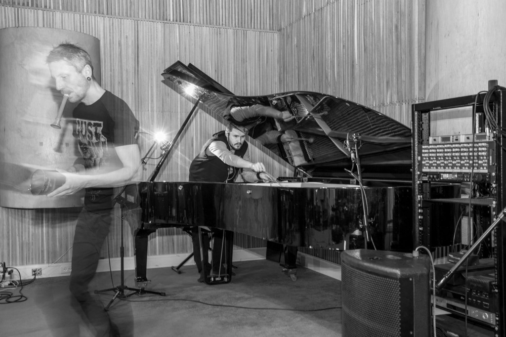 Mammoth Ulthana – Jacek Doroszenko and Rafał Kołacki, Particular Factors – recording session, Quality Studio, Warszawa